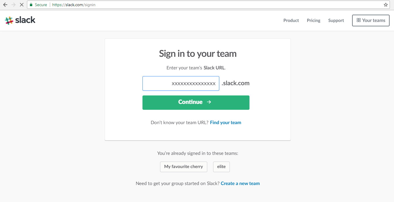 https //slack.com login