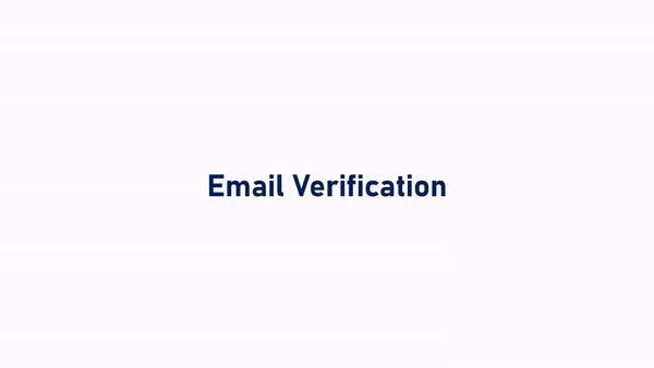 Email verification flow for MFA method