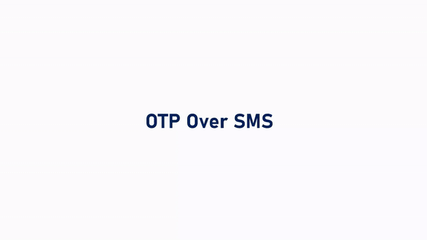 MFA Method - SMS Verification