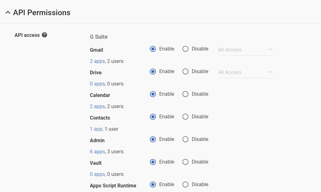 OAuth/OpenID/OIDC Single Sign On (SSO), Google Apps SSO Login API reference