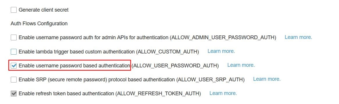Bitbucket Git Authentication, AWS Client Auth types
