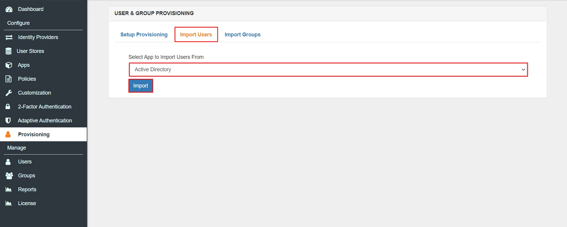 Atlassian Access Cloud LDAP Single Sign-On (SSO) LDAP Import User