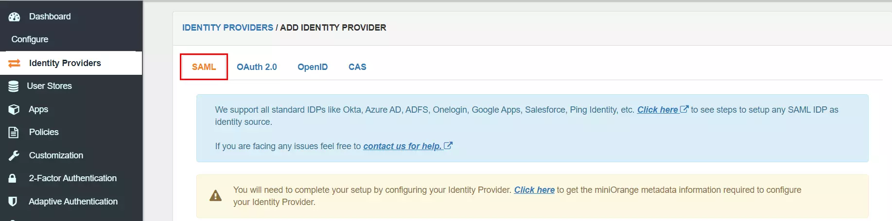 Salesforce Saml App