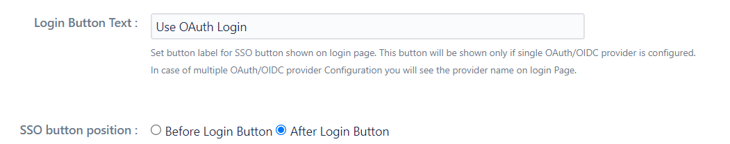 Login button