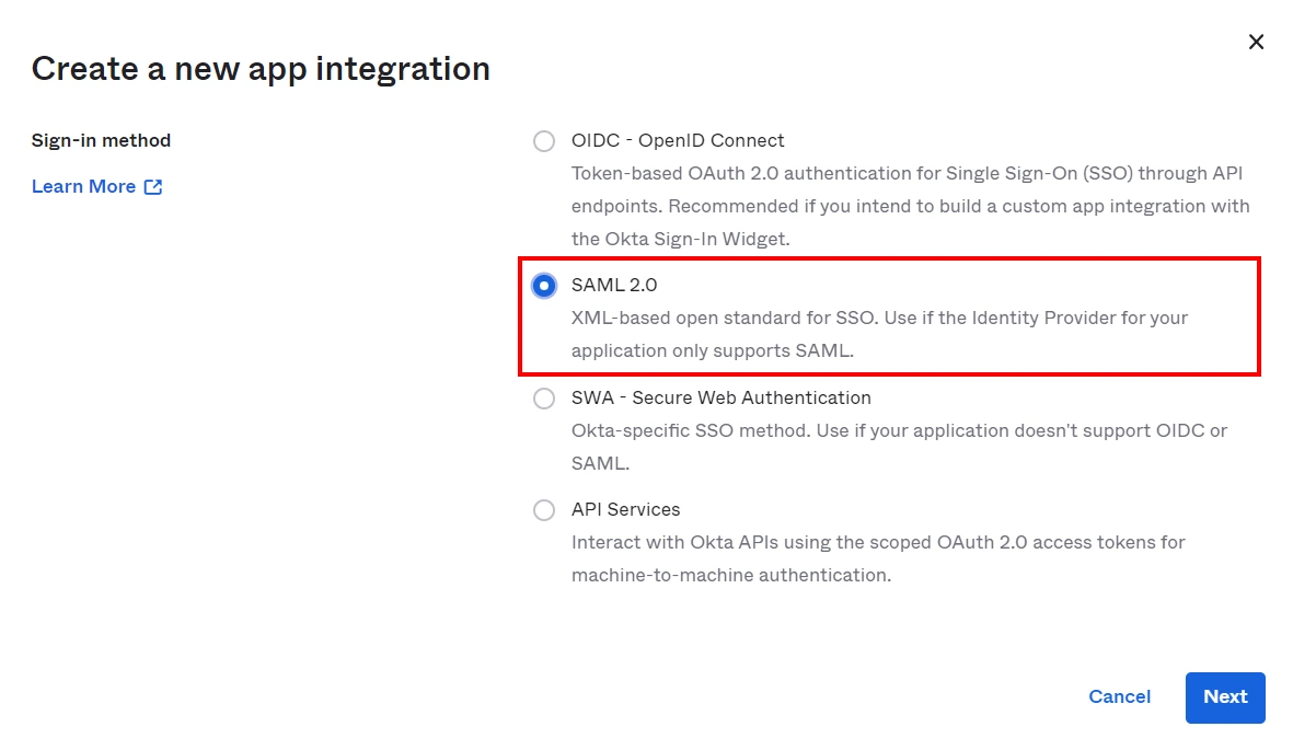 SAML Single Sign On (SSO) using Okta Identity Provider, Okta SSO Login,Create New SAML 2.0 Application