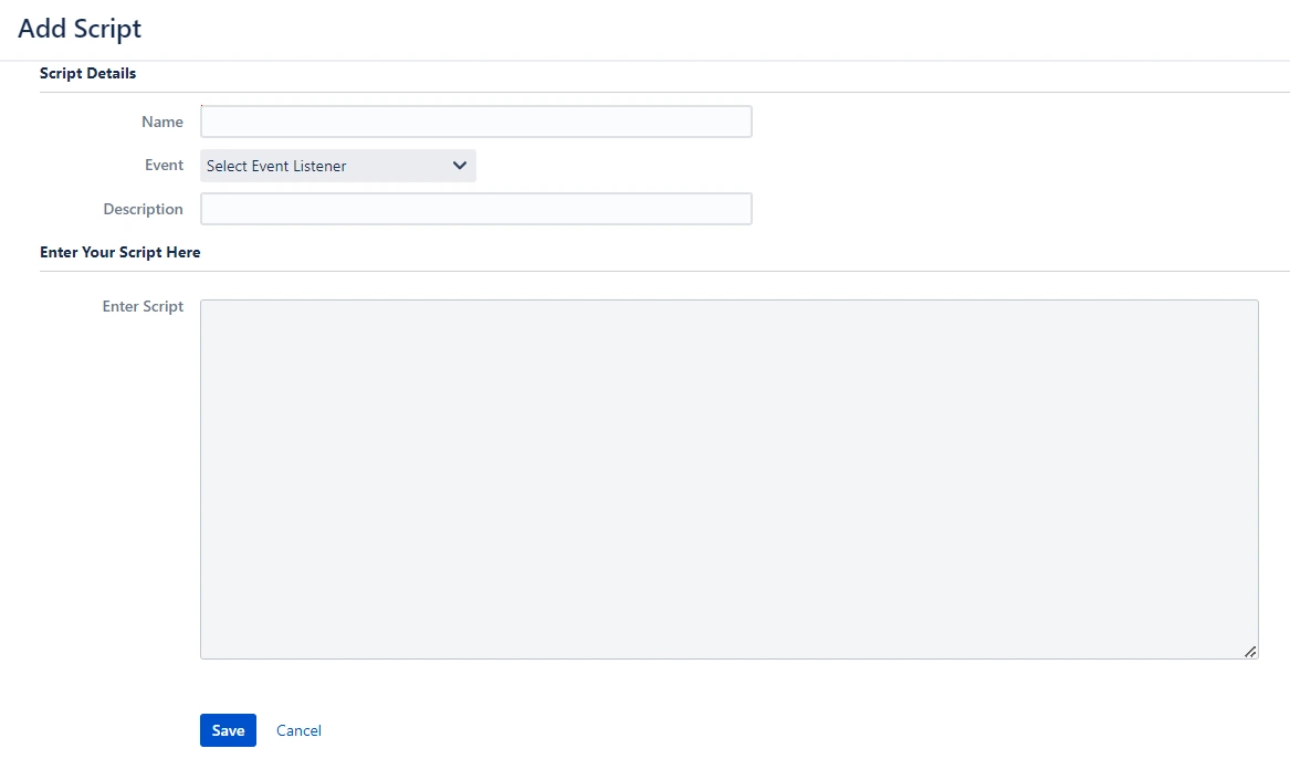 Jira ScriptRunner - Add Script Details
