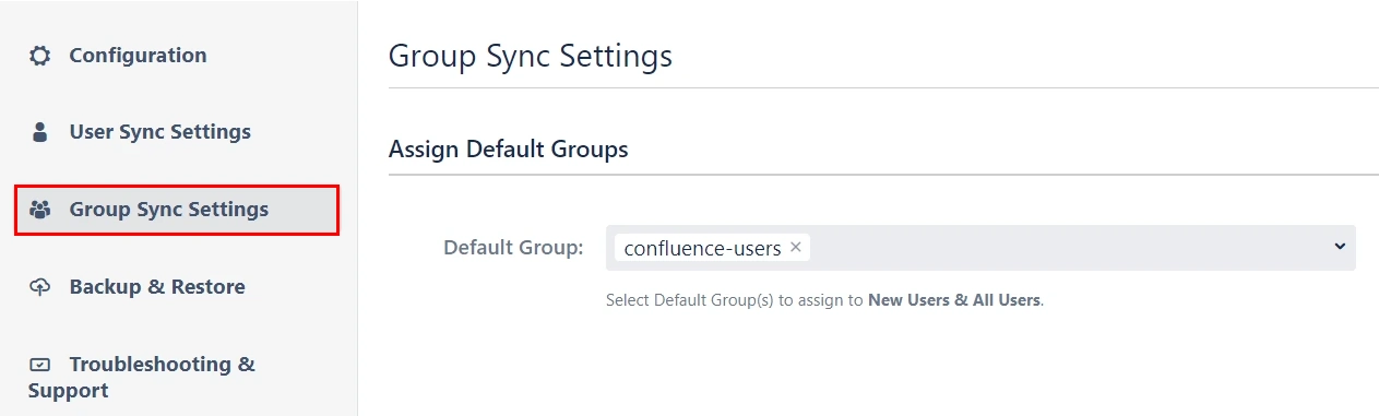 User and gruop provisioning in Jira, Confluence, Bitbucket Group Sync