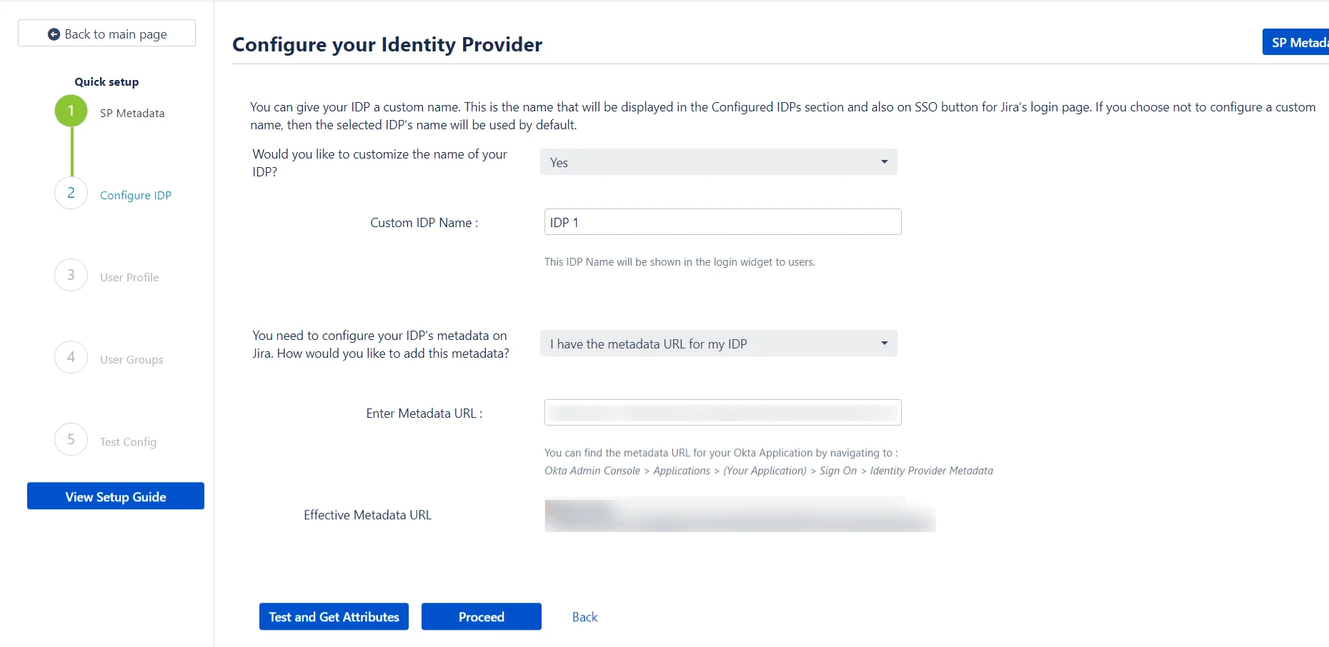 SAML single sign on add new idp