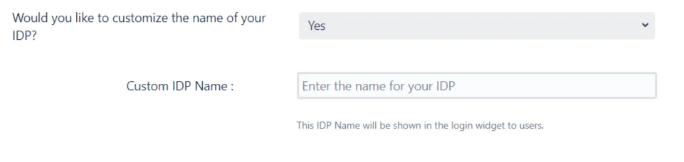 SAML single sign on add new idp