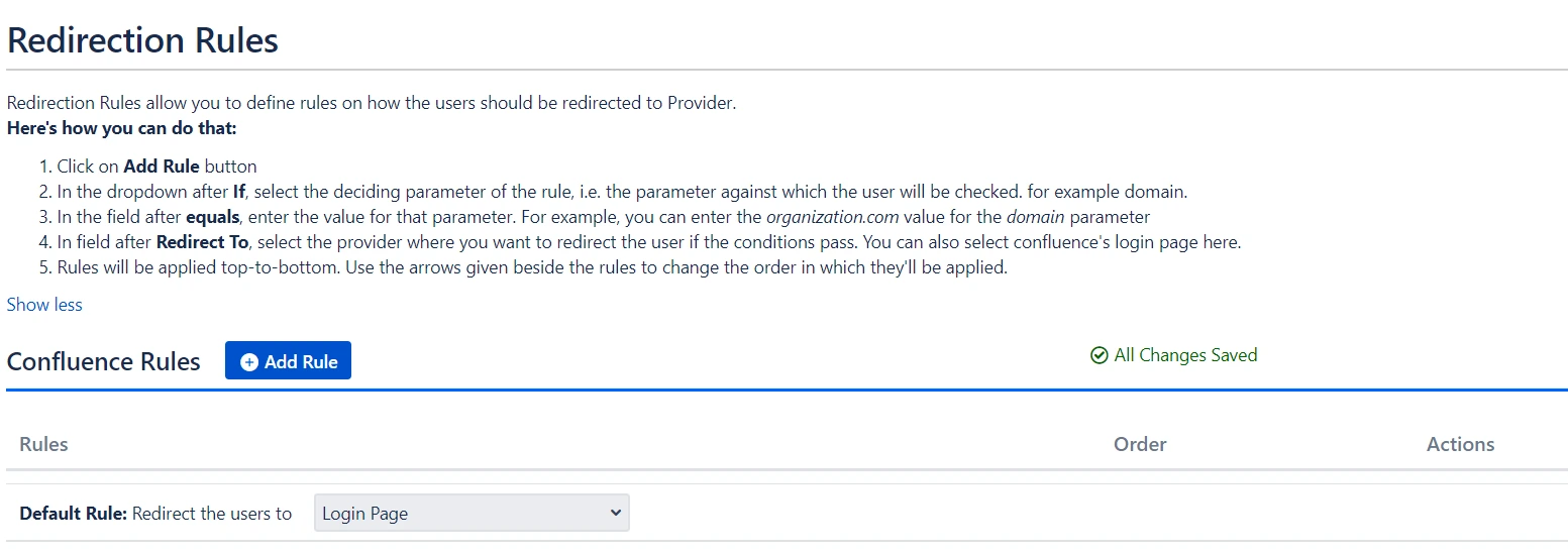 Atlassian Data Center Single Sign-On (SSO) for OAuth Redirection Rules