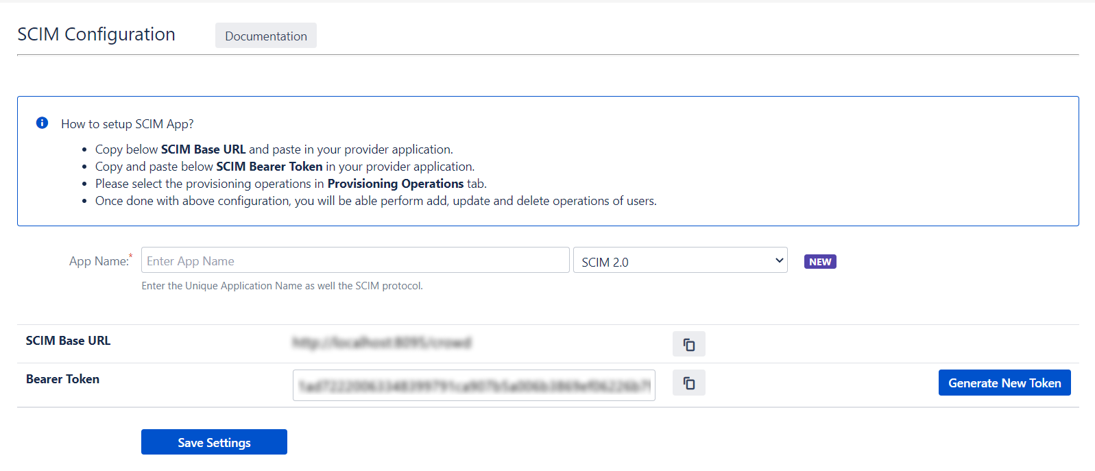 Select Keycloak as SCIM Provider