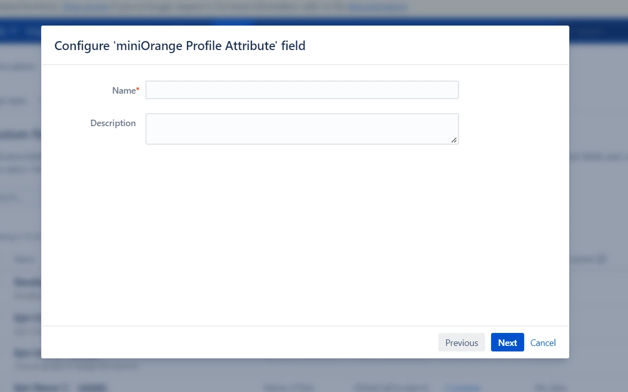 Custom profile attributes and LDAP sync select a field type