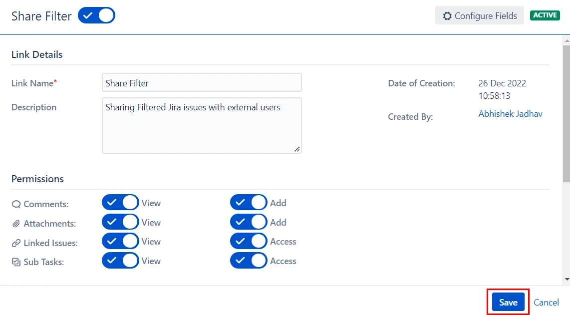 jira secure share cloud share filter