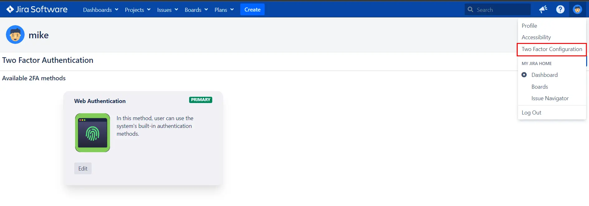 Setup Two Factor (2FA / MFA) Authentication for Confluence using OTP, KBA, TOTP methods