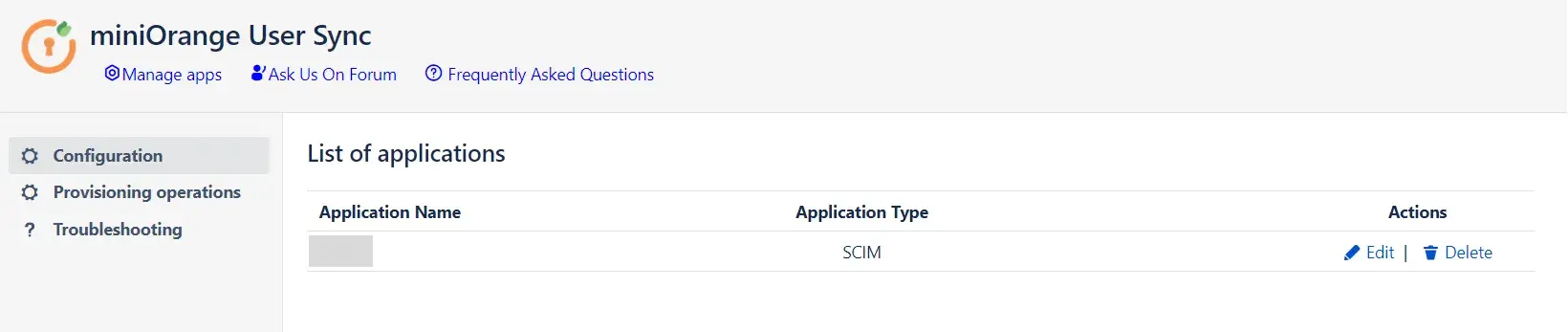 Show successfully configured IDP