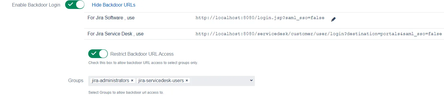 saml sso backdoor
