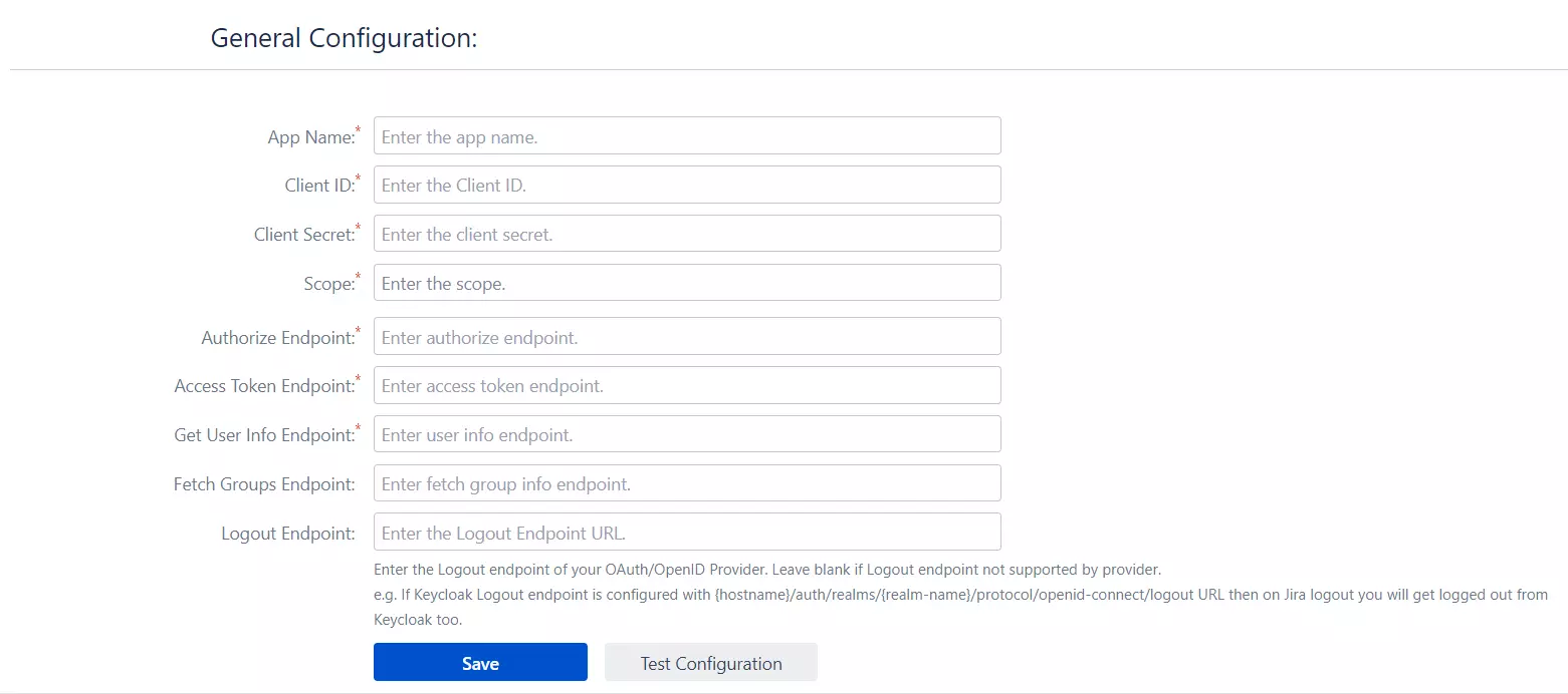 OAuth / OpenID Single Sign On (SSO), Configure Custom OAuth app