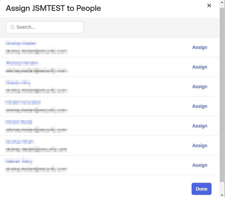 Option to assign the SAML integration to people to grant them login access through the app