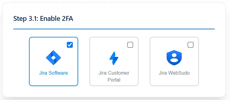 Setup Two Factor (2FA / MFA) Authentication for Jira using OTP, KBA, TOTP methods settings