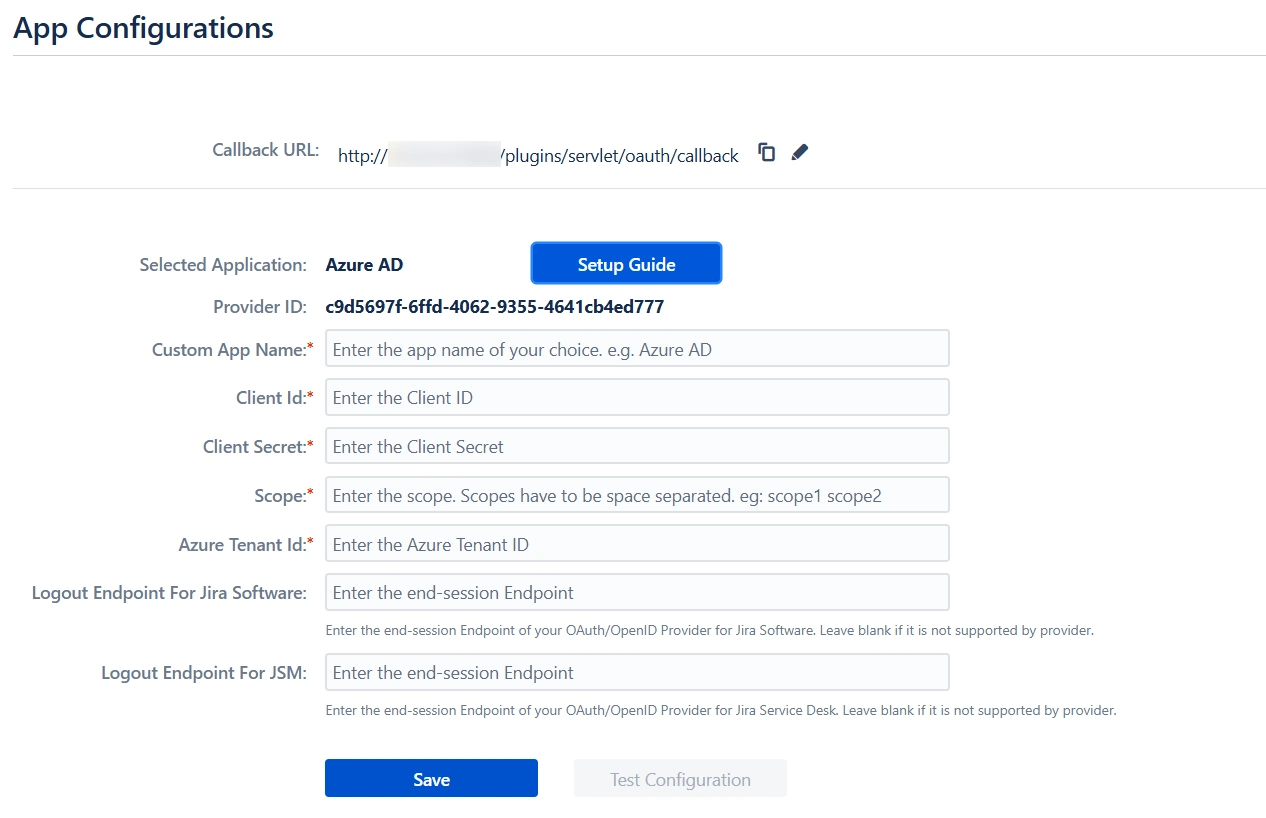 Jira OAuth / OpenID SSO using Microsoft Entra ID (Previously known as Azure AD) Configure OAuth