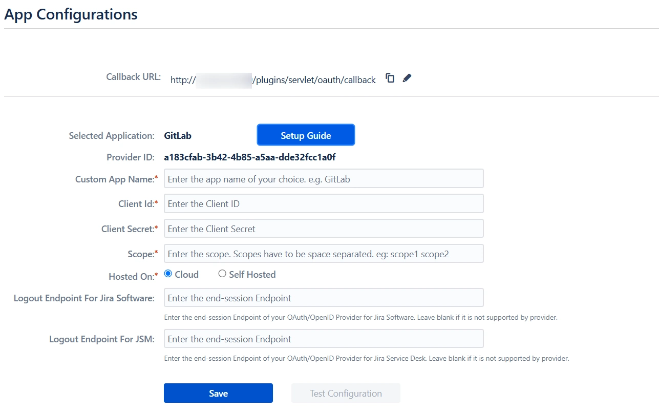 Jira OAuth / OpenID SSO using GitLab Configure OAuth