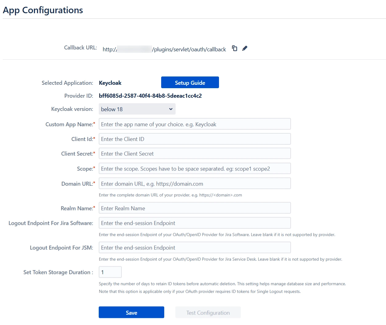 OAuth / OpenID Single Sign On (SSO) into Jira Service Provider using Keycloak, Configure OAuth for Keycloak App