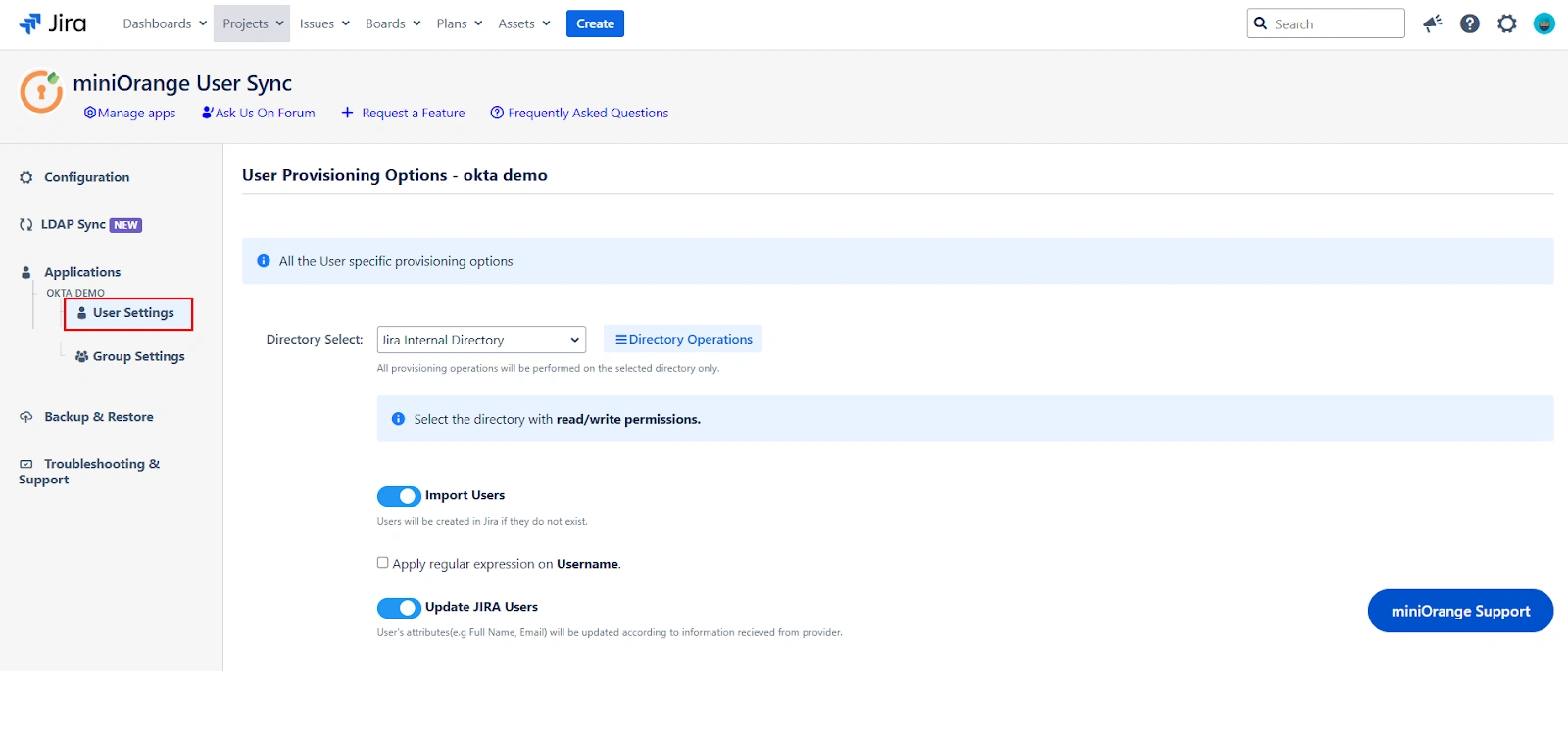User and gruop provisioning in Jira, Confluence, Bitbucket User Sync