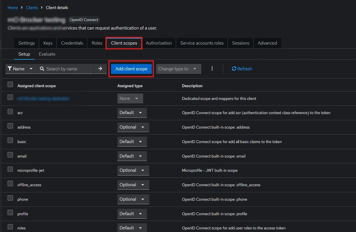 Keycloak SSO - Keycloak OAuth Single Sign-On - add role