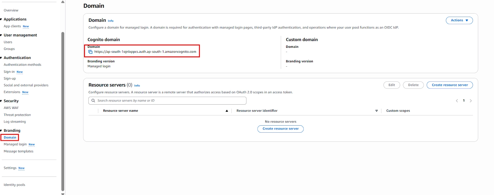 AWS Cognito OAuth/OpenID Single Sign On (SSO)