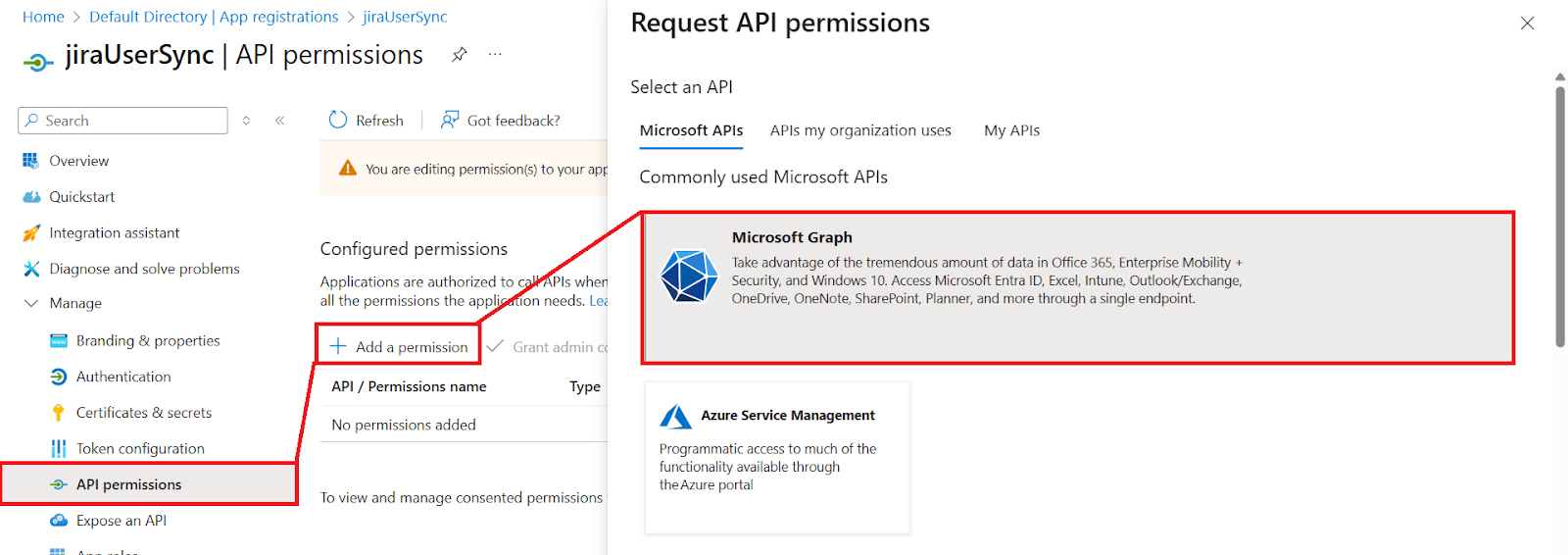 sync users, groups and directory details using Azure AD into Jira and Confluence
