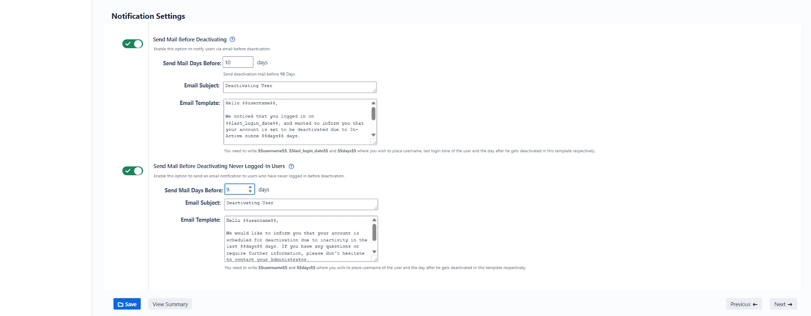 email notify