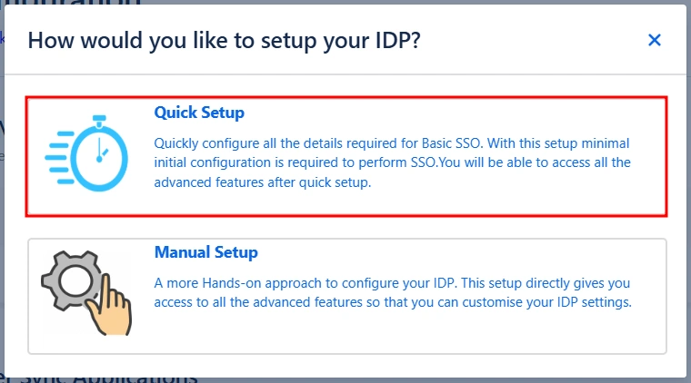 Jira saml sso Add IDP pop-up