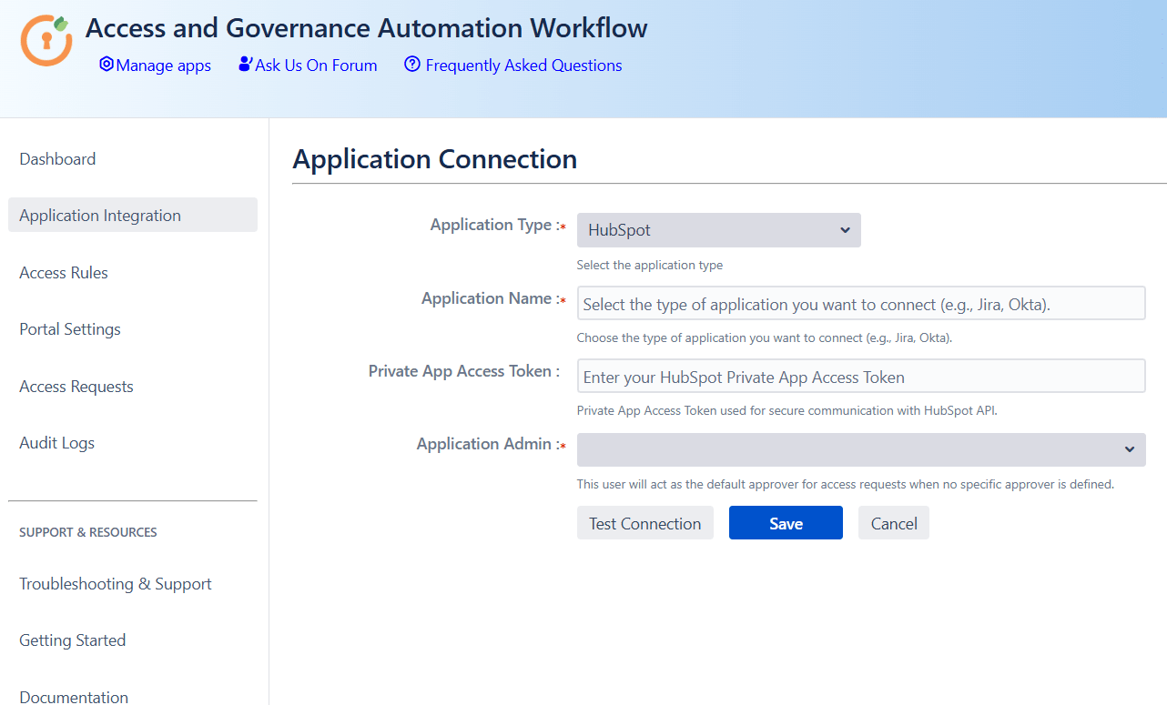 workflow-hubspot-application-connection