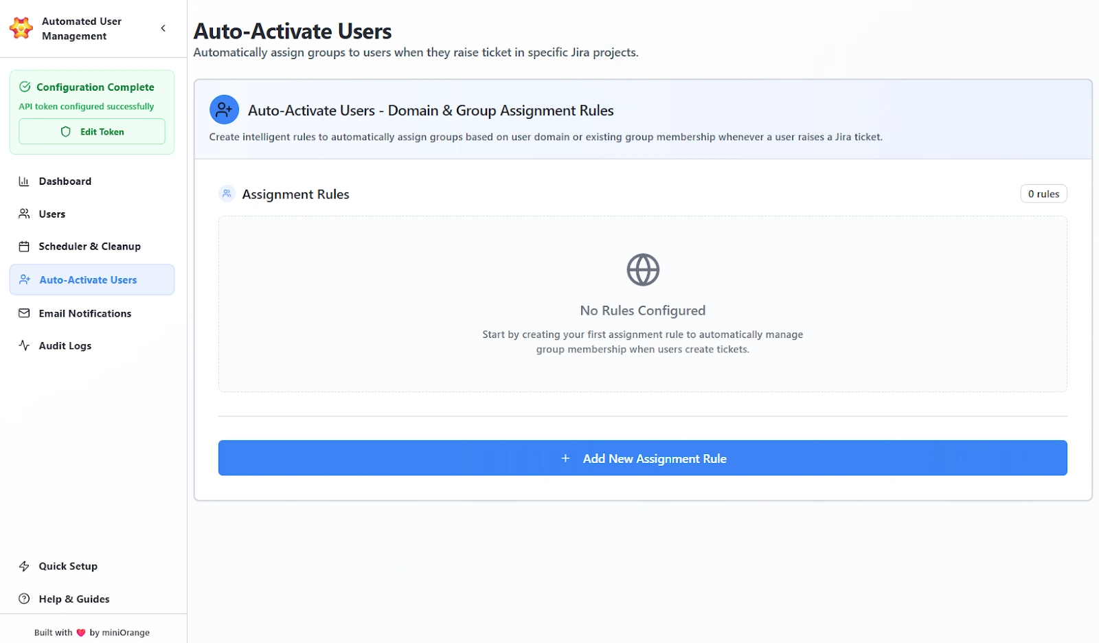 Bulk User Management | Configuring Plugin