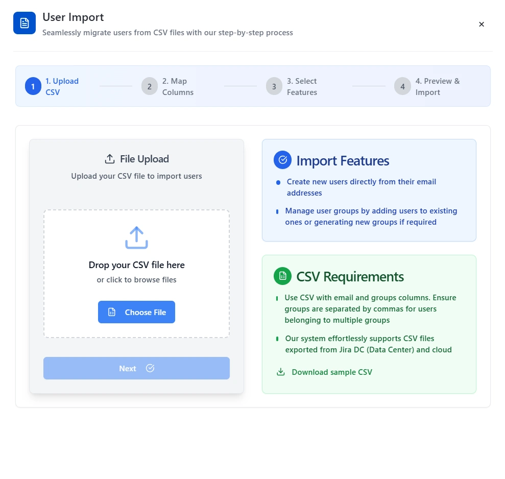 Bulk User Management | Configuring Plugin