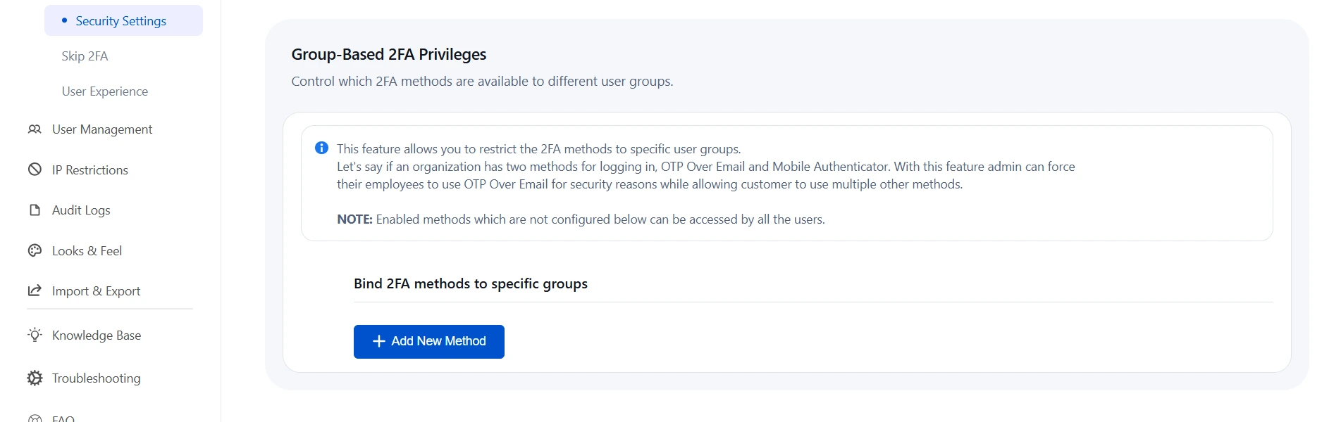 Setup Two Factor (2FA / MFA) Authentication for Confluence using OTP, KBA, TOTP methods settings