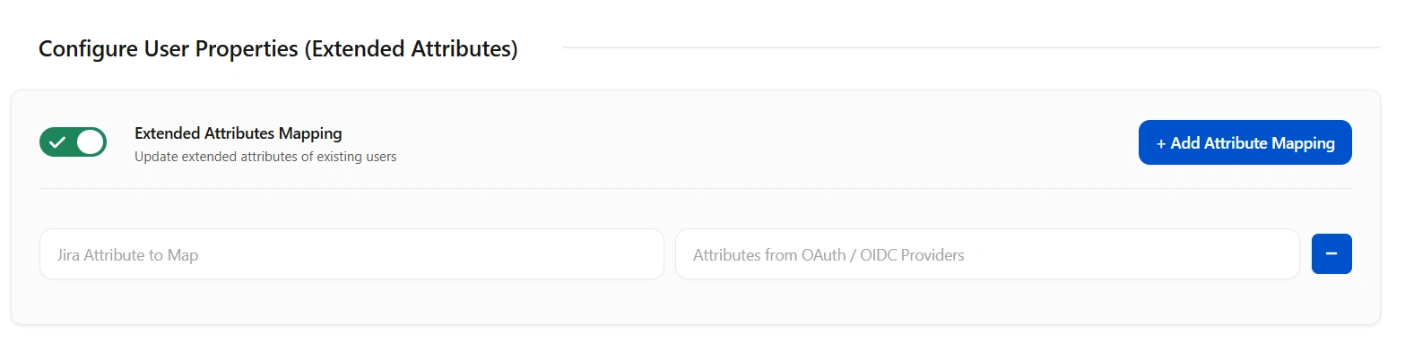 oauth 2.0 authentication, oauth token, OAuth / OpenID Single Sign On (SSO) into Jira, provision for configuring additional attributes