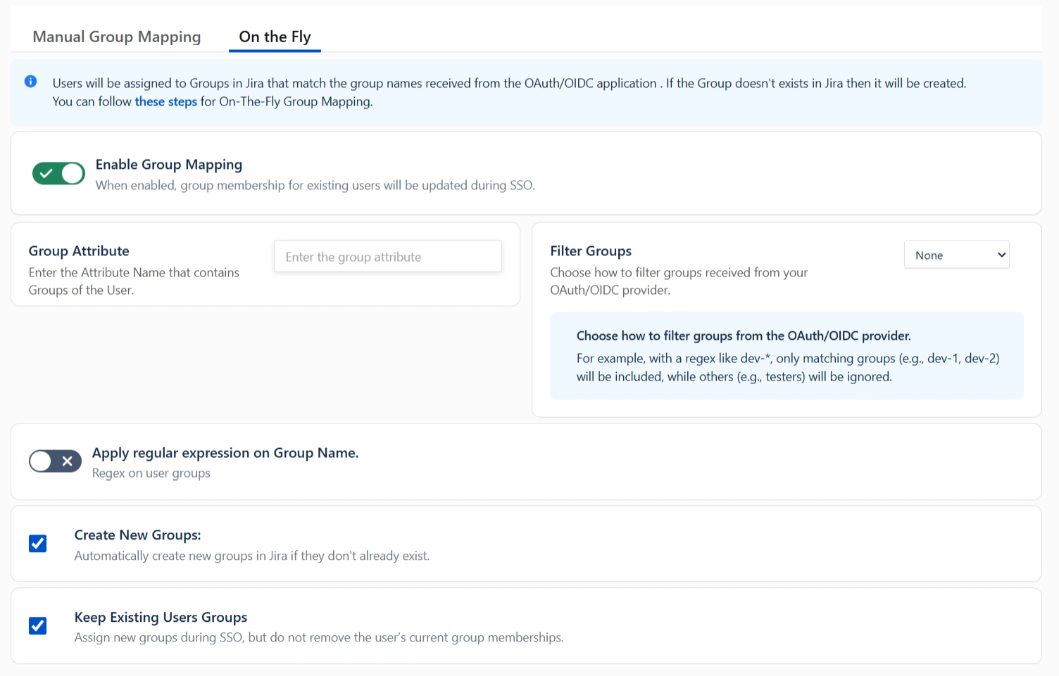 saml oauth and openid connect, sso oauth 2.0, OAuth / OpenID Single Sign On (SSO) into Jira , provision for on-the-fly group mapping