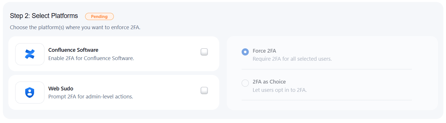Setup Two Factor (2FA / MFA) 
                Authentication for Confluence using OTP, KBA, TOTP methods settings