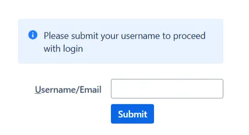 Login form after adding redirection rule in the Redirection Rules page