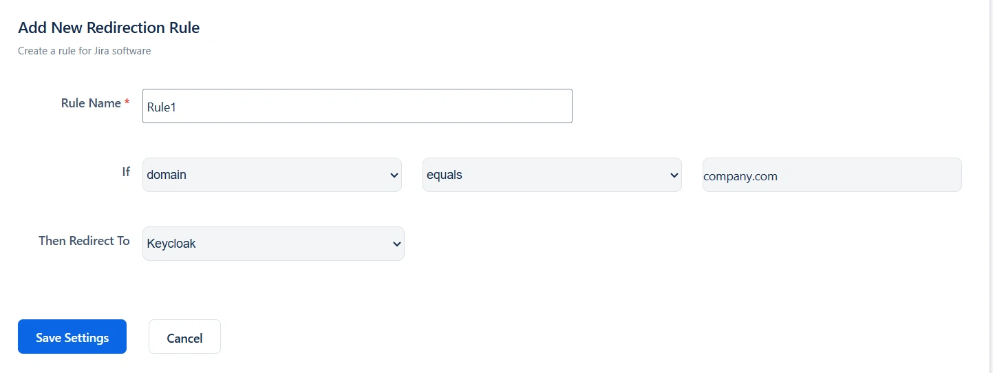 Add New Redirect-rules OAuth OpenID SSO