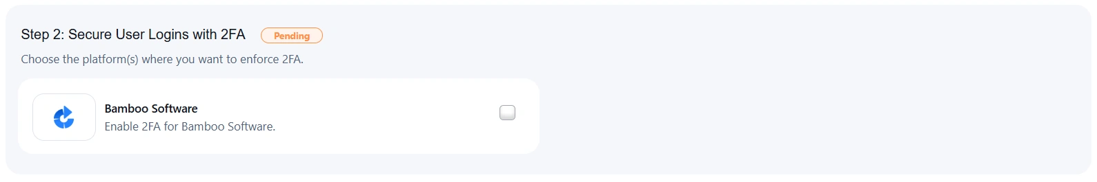 Setup Two Factor (2FA / MFA) 
                Authentication for Bamboo using OTP, KBA, TOTP methods settings
