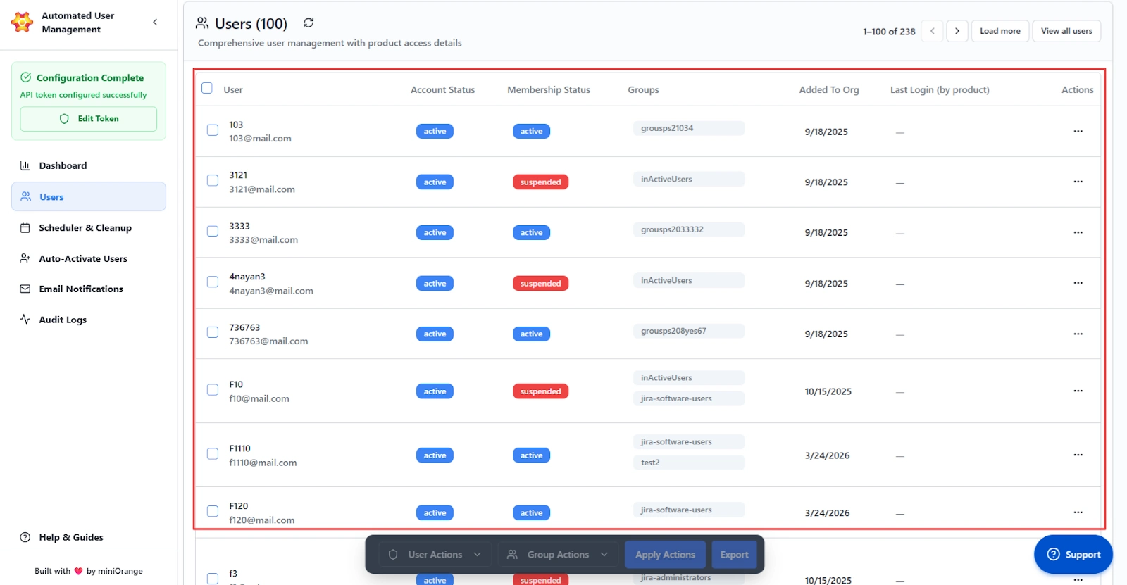 Jira Cloud Automated User Management