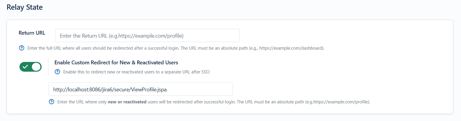 Relay State OAuth OpenID SSO
