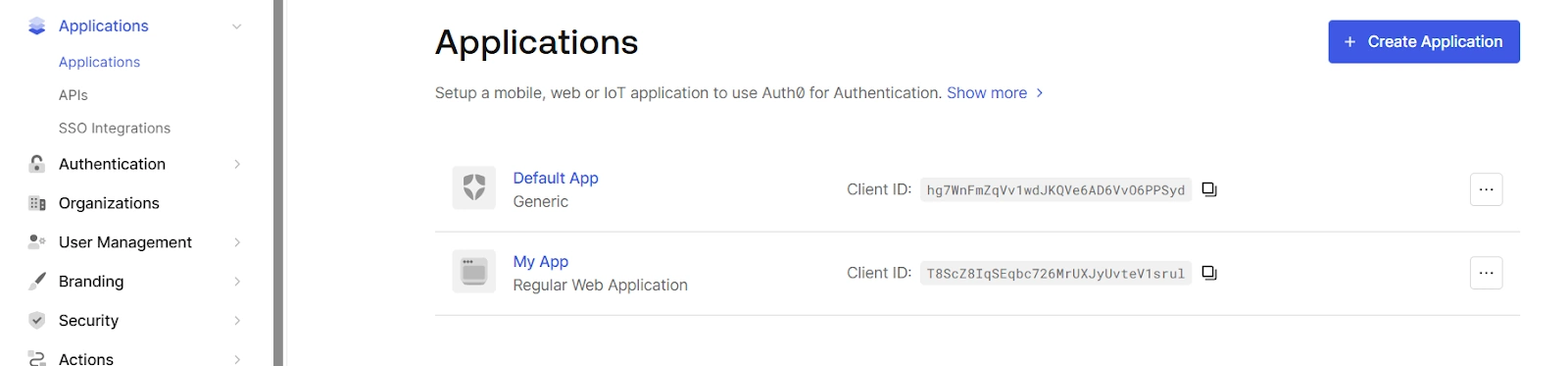 Auth0 Dashboard Cloud SAML SSO