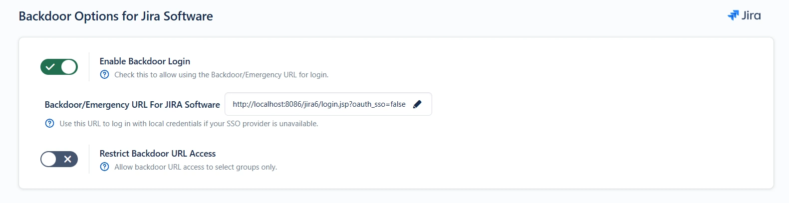 Emergency Login OAuth OpenID SSO