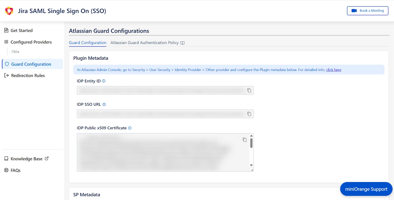 Atlassian Guard Configuration