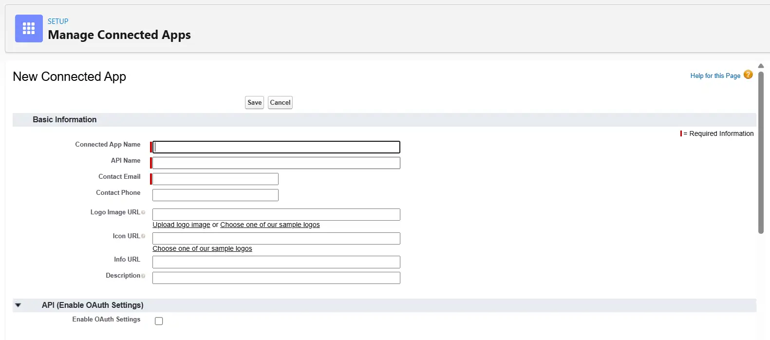 Salesforce manage connected apps