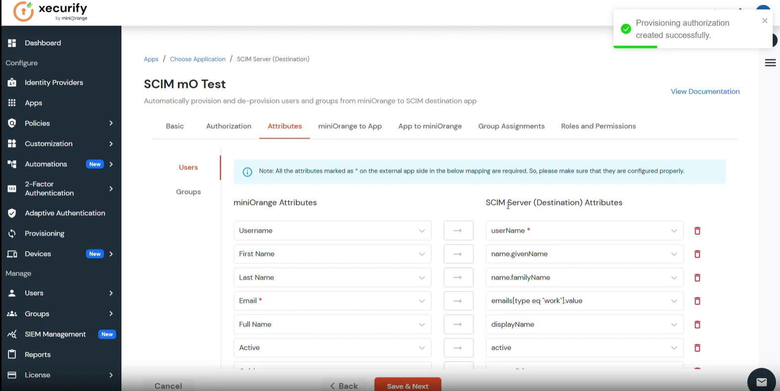 Jira Cloud User Provisioning (SCIM) for miniOrange