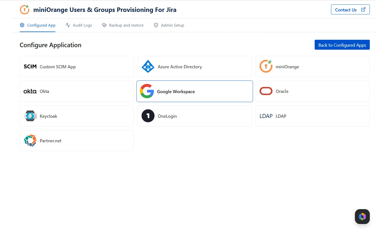 Jira Cloud User Provisioning for Google Workspace